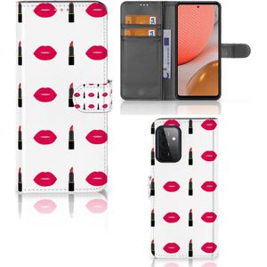 Samsung Galaxy A72 Telefoon Hoesje Lipstick Kiss