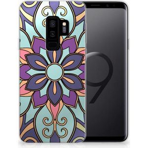 Samsung Galaxy S9 Plus TPU Case Purple Flower