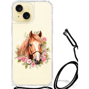 Case Anti-shock voor Apple iPhone 15 Paard
