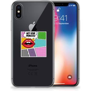 Apple iPhone X | Xs Silicone Back Cover Popart Princess