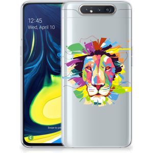 Samsung Galaxy A80 Telefoonhoesje met Naam Lion Color