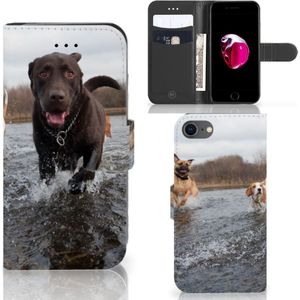 iPhone 7 | 8 | SE (2020) | SE (2022) Telefoonhoesje met Pasjes Honden Labrador