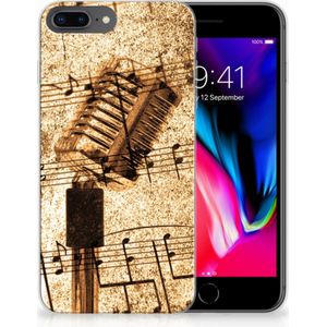 Apple iPhone 7 Plus | 8 Plus Siliconen Hoesje met foto Bladmuziek