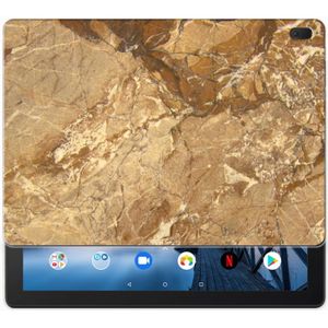 Lenovo Tab E10 Tablet Back Cover Marmer Creme