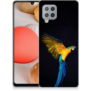 Samsung Galaxy A42 TPU Hoesje Papegaai