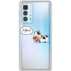 Motorola Edge 20 Pro Telefoonhoesje met Naam Cow