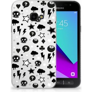Silicone Back Case Samsung Galaxy Xcover 4 | Xcover 4s Silver Punk
