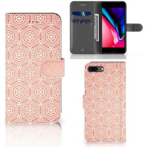 Apple iPhone 7 Plus | 8 Plus Telefoon Hoesje Pattern Orange