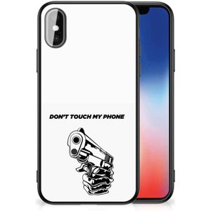 iPhone X | Xs Telefoon Hoesje Gun Don't Touch My Phone