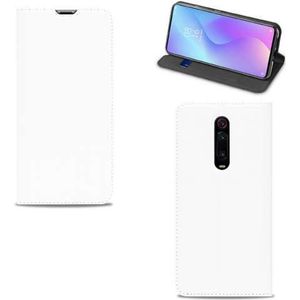 Bookcover Xiaomi Mi 9T Pro Hoesje Wit met Pashouder