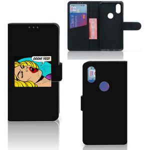 Xiaomi Mi Mix 2s Wallet Case met Pasjes Popart Oh Yes