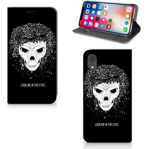 Mobiel BookCase Apple iPhone Xr Skull Hair