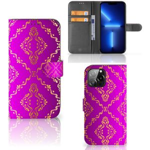 Wallet Case iPhone 13 Pro Max Barok Roze