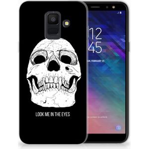 Silicone Back Case Samsung Galaxy A6 (2018) Skull Eyes