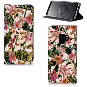 Samsung Galaxy S9 Smart Cover Flowers