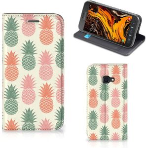 Samsung Galaxy Xcover 4s Flip Style Cover Ananas
