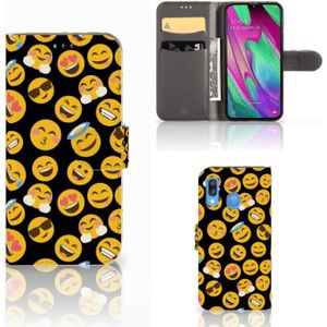 Samsung Galaxy A40 Telefoon Hoesje Emoji