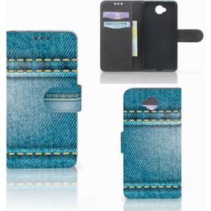Microsoft Lumia 650 Wallet Case met Pasjes Jeans