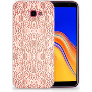Samsung Galaxy J4 Plus (2018) TPU bumper Pattern Orange