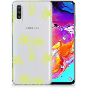 Samsung Galaxy A70 TPU Case Palmtrees