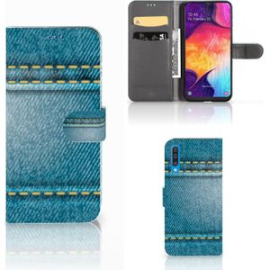 Samsung Galaxy A50 Wallet Case met Pasjes Jeans