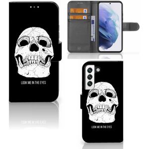 Telefoonhoesje met Naam Samsung Galaxy S22 Skull Eyes