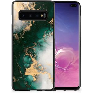 Gripcase voor Samsung Galaxy S10+ Marmer Groen