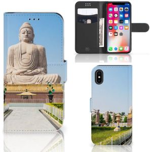 Apple iPhone X | Xs Flip Cover Boeddha