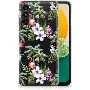 Samsung Galaxy A13 | A04s TPU Hoesje Flamingo Palms