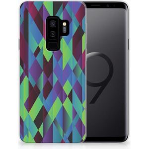 Samsung Galaxy S9 Plus TPU Hoesje Abstract Green Blue