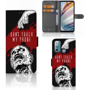 Motorola Moto G60 Portemonnee Hoesje Zombie Blood