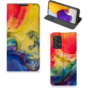 Bookcase Samsung Galaxy A72 (5G/4G) Watercolor Dark