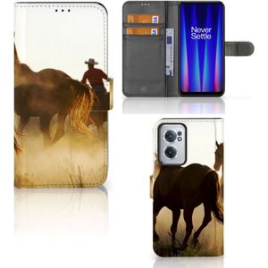 OnePlus Nord CE 2 Telefoonhoesje met Pasjes Design Cowboy