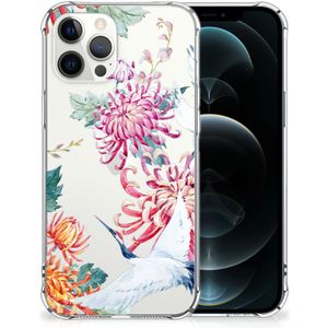 iPhone 12 Pro Max Case Anti-shock Bird Flowers