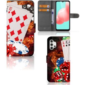 Samsung Galaxy A32 5G Wallet Case met Pasjes Casino