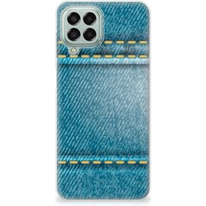Samsung Galaxy M33 Silicone Back Cover Jeans