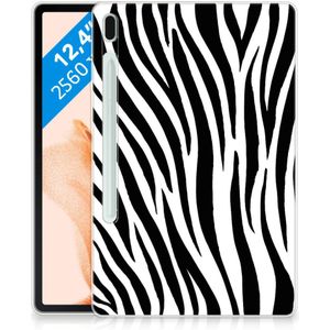 Samsung Galaxy Tab S7FE Back Case Zebra