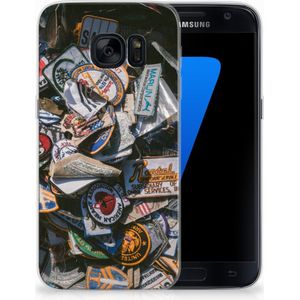 Samsung Galaxy S7 Siliconen Hoesje met foto Badges