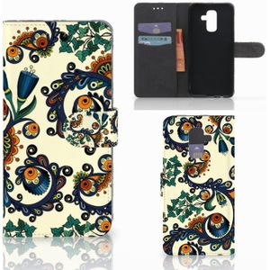 Wallet Case Samsung Galaxy A6 Plus 2018 Barok Flower