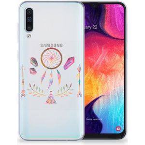 Samsung Galaxy A50 Telefoonhoesje met Naam Boho Dreamcatcher