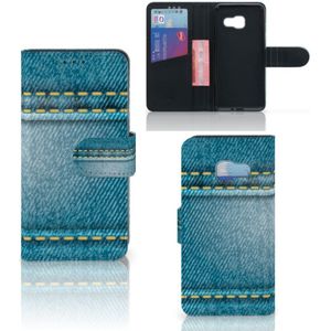 Samsung Galaxy A3 2017 Wallet Case met Pasjes Jeans