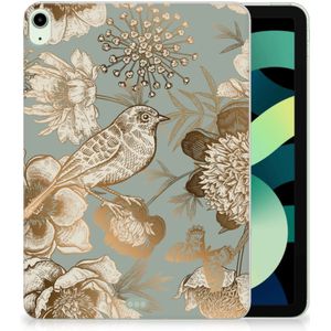 Siliconen Hoesje voor iPad Air (2020/2022) 10.9 inch Vintage Bird Flowers