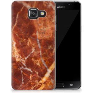 Samsung Galaxy A3 2016 TPU Siliconen Hoesje Marmer Bruin