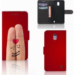 Nokia 2 Wallet Case met Pasjes Liefde - Origineel Romantisch Cadeau
