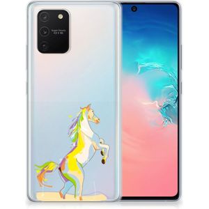 Samsung Galaxy S10 Lite Telefoonhoesje met Naam Horse Color