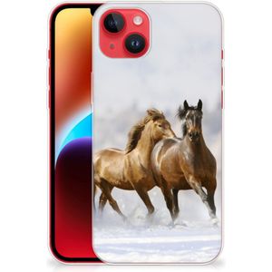 iPhone 14 Plus TPU Hoesje Paarden