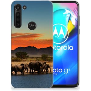 Motorola Moto G8 Power TPU Hoesje Olifanten