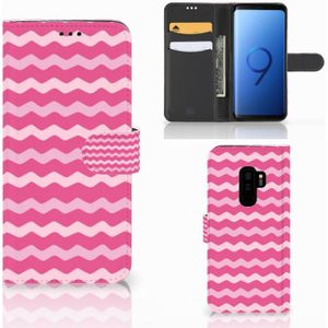 Samsung Galaxy S9 Plus Telefoon Hoesje Waves Pink