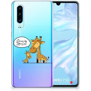 Huawei P30 Telefoonhoesje met Naam Giraffe