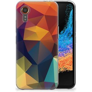 Samsung Galaxy Xcover 7 TPU Hoesje Polygon Color